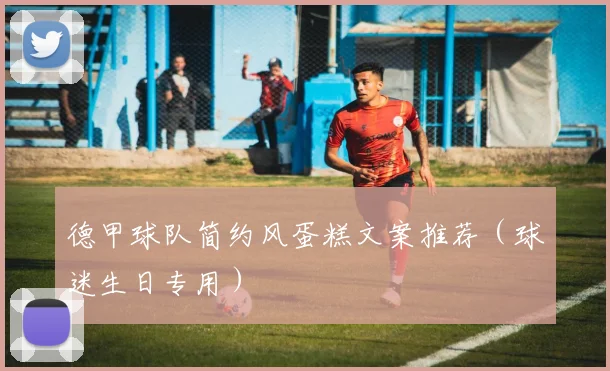 德甲球队简约风蛋糕文案推荐（球迷生日专用）